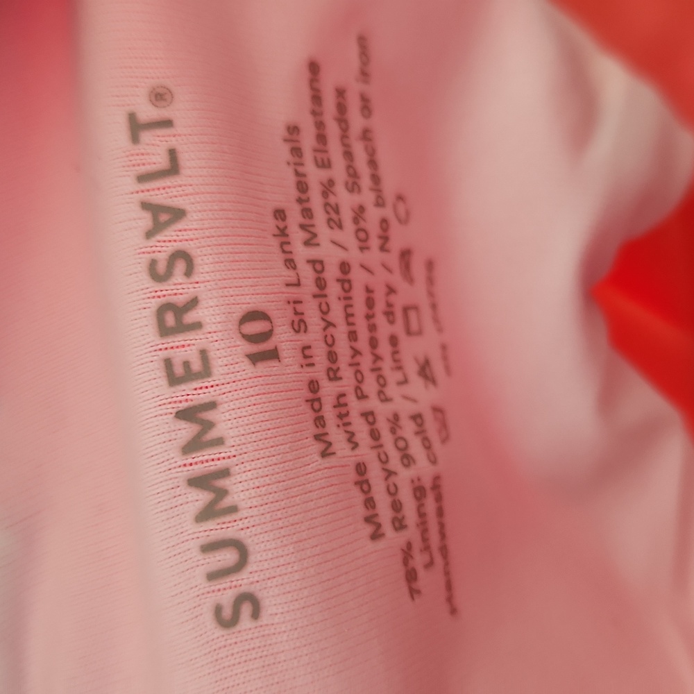𝅺summersalt The Marina - grapefruit / coral / whitesand, Size 10 - Picture 13 of 14